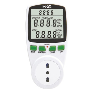 MISURATORE DI POTENZA E CONSUMI POWER EASY C/DISPLAY LCD MELCHIONI COD. 530134221