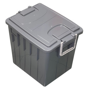 CASSA MULTIUSO CON COPERCHIO E MANICI 20LT COD. 143/20-GRI