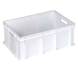 CASSA ALIMENTARE EUROPA 60X40X22CM 42L NEUTRO MOBIL PLASTIC COD. 4422-N