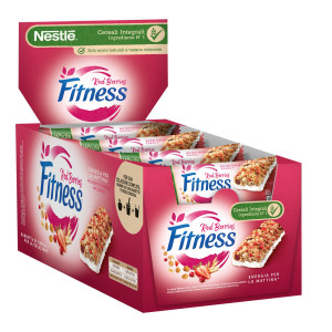 BARRETTA FITNESS FRUTTI ROSSI 23,5GR NESTLE' COD. 12592370 CONFEZIONE DA 24