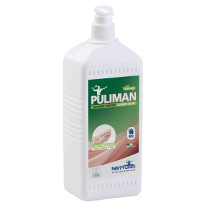 SAPONE LIQUIDO PULIMAN ECOLABEL IN FLACONE DA 1LT CON DOSATORE NETTUNO COD. 00878