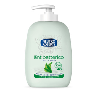 SAPONE LIQUIDO ANTIBATTERICO 200ML NEUTRO ROBERTS COD. R908762 CONFEZIONE DA 12