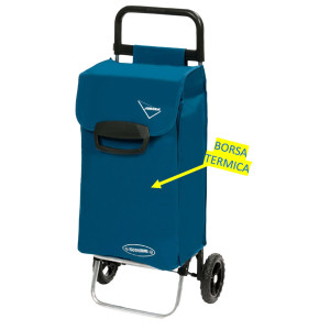 CARRELLO SPESA CON BORSA TERMICA 60L COD. 6129800