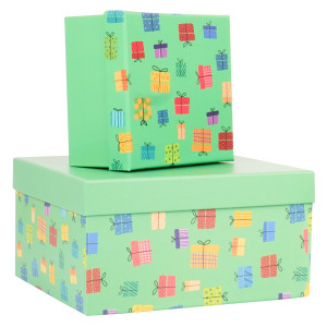 SET 6 SCATOLE REGALO IN CARTONE FANTASIA MEMENTO COD. HK-92