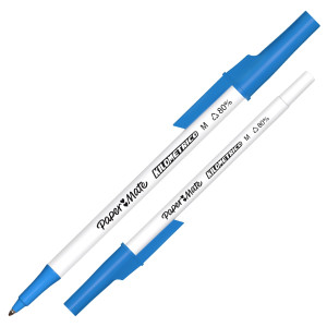 ASTUCCIO 8 PENNE SFERA C/CAPPUCCIO KILOMETRICO RECYCLED 1.0MM COL.ASS PAPERMATE COD. 2187680