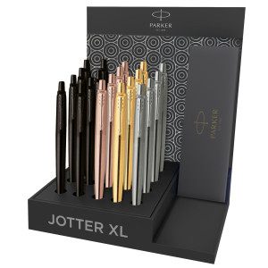EXPO DA BANCO 20 PENNE A SFERA JOTTER XL MONOCHROME COLORI ASSORTITI PARKER COD. 2128857