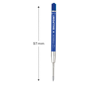 REFILL SFERA QUINKFLOW VERSIONE ECONOMICA BLU M PARKER COD. 2166550 CONFEZIONE DA 20