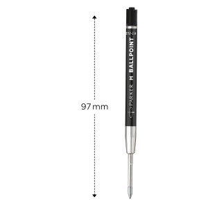 REFILL SFERA QUINKFLOW VERSIONE ECONOMICA NERO M PARKER COD. 2168602 CONFEZIONE DA 20