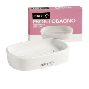 PORTASAPONE PRONTO BAGNO BIANCO PERFETTO COD. 12515