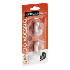 2 GANCI ADESIVI MOD G. PERFETTO COD. 16950