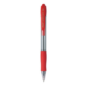 PENNA SFERA SCATTO SUPER GRIP ROSSO MEDIO 1.0MM PILOT COD. 001442 CONFEZIONE DA 12