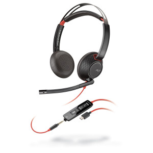 CUFFIE BLACKWIRE 5220 USB-A -POLY COD. 207576-01