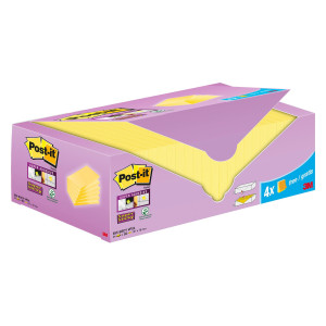 CF20+4PZ BLOCCO 90FG.POST-IT  SUPER STICKY 76X127MM655-SSCY-VP24 GIALLO CANARY COD. 7100236612