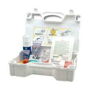 BIOKIT VALIGETTA CON POLVERE ADDENSANTE PER ASSORBIMENTO LIQUIDI BIOLOGICI PVS COD. CPS614