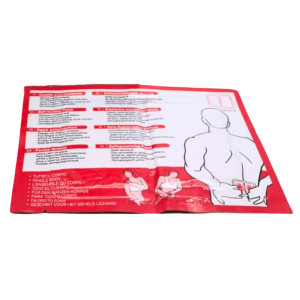 SCATOLA 2 CEROTTI RISCALDANTI 10X13CM MEGAPLAST COD. MEG006