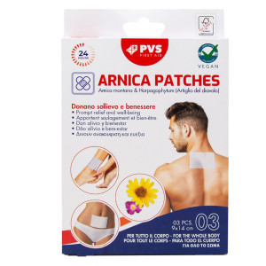 SCATOLA 3 CEROTTI ARNICA 9X14CM PVS COD. MEG007