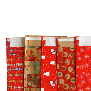 SACCHETTO CARTA C/PATELLA ADESIVA 26X40+5CM FANTASIE NATALE ASSORTITE SADOCH COD. REXPK26 CONFEZIONE DA 25