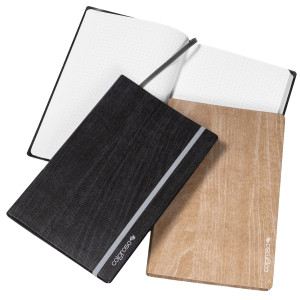 TACCUINO WOOD C/ELASTICO 192PAG 13,5X21,5CM COLOROSA RI.PLAST COD. 36WT1321 CONFEZIONE DA 12