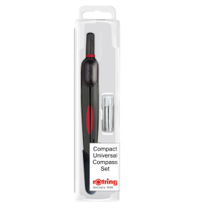COMPASSO UNIVERSALE S/PROLUNGA SET 2 PZ ROTRING COD. S0676530