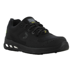 CALZATURA BASSA DA LAVORO ECOFITZ S1P LOW N35 NERO SAFETY JOGGER COD. ECOFITZS1P-BLK-35