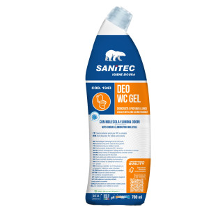 DETERGENTE ELIMINAODORI DISINCROSTANTE DEO WC GEL 700ML SANITEC COD. 1943