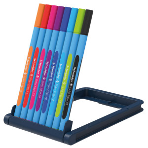 ASTUCCIO 8 PENNE A SFERA SLIDER EDGE XB 8 COLORI ASS. SCHNEIDER COD. 152279