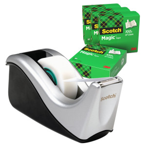 DISPENSER C60 + 4 ROTOLI SCOTCH  MAGIC 810 19MMX33M COD. 7100040322