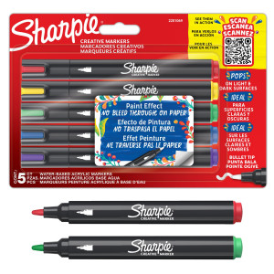 ASTUCCIO 5 MARCATORI ACRILICI PUNTA TONDA COLORI ASSORTITI SHARPIE COD. 2201069