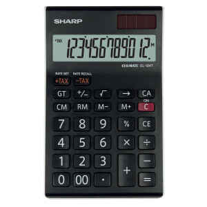 SHARP CALCOLATRICE DA TAVOLO EL-124T 12 CIFRE COD. EL-124T