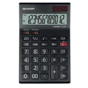 SHARP CALCOLATRICE DA TAVOLO EL-125T 12 CIFRE COD. EL-125T
