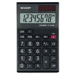 CALCOLATRICE DA TAVOLO EL310ANWH COD. EL310ANWH