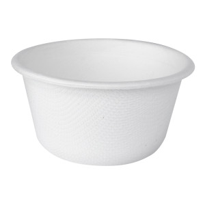 100 COPPETTE PORTA SALSE MONOUSO IN CANNA DA ZUCCHERO 60ML BIANCO SIGNOR BIO COD. BCC001BIO100B