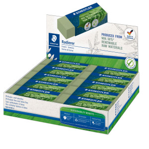 BOX 20 GOMME ECO 526 65X23X13MM PER MATITA STAEDTLER COD. 526 80-5
