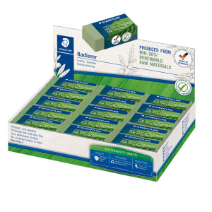 BOX 30 GOMME ECO 526 43X19X13MM PER MATITA STAEDTLER COD. 526 83-5