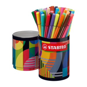 BARATTOLO 45PZ PEN 68 ARTY IN COLORI ASSORTITI STABILO COD. 68/45-2-20