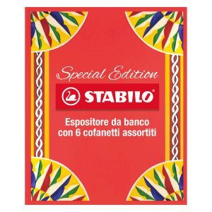 ESPOSITORE 6 COFANETTI SPECIAL EDITION COLORI ASSORTITI 70/24-1-102 STABILO COD. 70/24-1-102