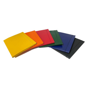 CARTELLA C/ELASTICO TONDO ARANCIO DORSO 1CM STARLINE COD. CP01ELAR-STL5304 CONFEZIONE DA 5