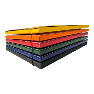 CARTELLA C/ELASTICO TONDO ARANCIO DORSO 1CM STARLINE COD. CP01ELAR-STL5304 CONFEZIONE DA 5