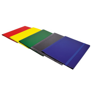 CARTELLA C/ELASTICO PIATTO ROSSO DORSO VARIABILE STARLINE COD. CP7RO-STL5401 CONFEZIONE DA 5