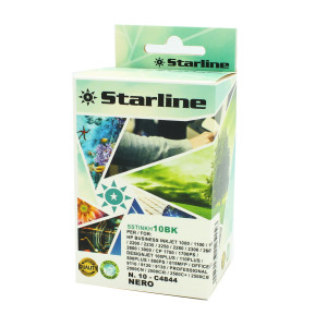 STARLINE CARTUCCIA INK PER HP N.10 NERO 69ML COD. JRHP10B