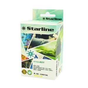 STARLINE CARTUCCIA INK PER HP N.82 GIALLO 69ML COD. JRHP82Y.
