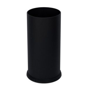 PORTAOMBRELLI STEEL CON VASCHETTA INTERNA 22L IN ACCIAIO NERO STILCASA COD. 581/N