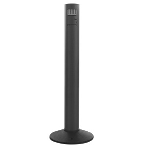 POSACENERE DA ESTERNO IN ALLUMINIO VERNICIATO NERO STILCASA COD. 701/N