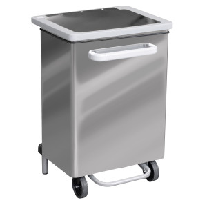 PATTUMIERA A PEDALE GASTRO 70L ACCIAIO LUCIDO STILCASA COD. 750A/70M