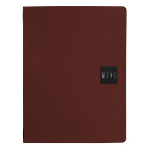 PORTA MENU' A4 TALK BORDEAUX 24,3X31,6CM STILCASA COD. PM2-C-17-MN