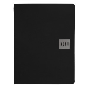 PORTA MENU' A4 TALK NERO 24,3X31,6CM STILCASA COD. PM2-C-30-MG