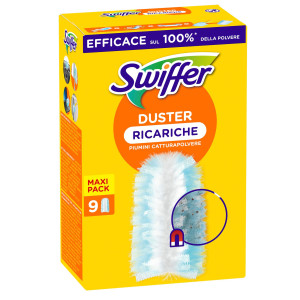 SWIFFER DUSTER - SCATOLA 9 PIUMINI RICARICA USAGETTA COD. PG262