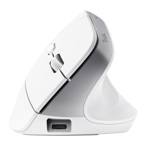 MOUSE ERGONOMICO BAYO+ WIRELESS BIANCO -TRUST COD. 25399