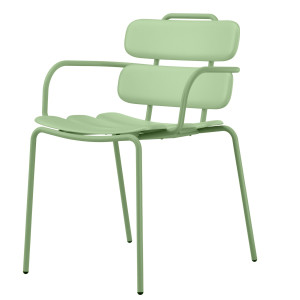SEDUTA COLLETTIVITA' LEMON CON BRACCIOLI VERDE UNISIT COD. LEB/VERDE