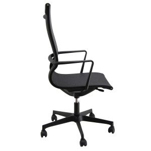 POLTRONA DIREZIONALE TEKNO SCHIENALE ALTO IN RETE NERO COD. TKA nero